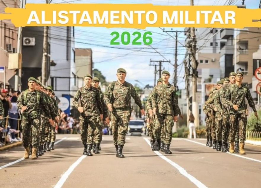 Obrigatório | Junta do Serviço Militar de Guaporé convoca jovens para o Alistamento Militar 2026